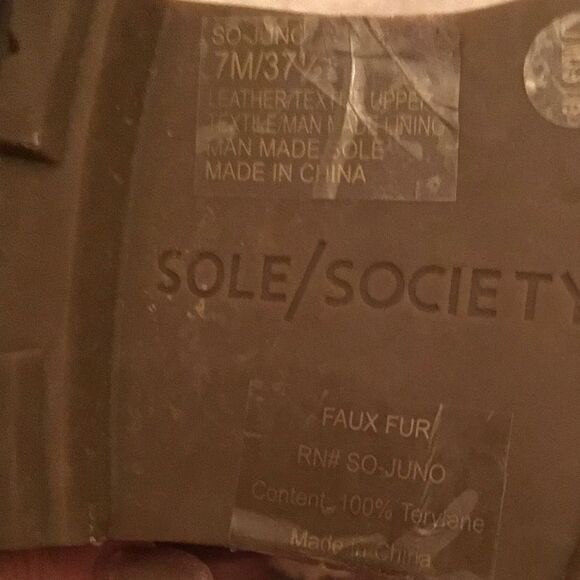 Sole Society JUNO Shearling Boot - Picture 8 of 9